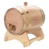 5 Liter Vintage Oak Wood Wine Barrel with Sy Dispensing Tap, Handcrafted Oak Barrel for Wine, Improves Taste with Helpful   and Enzymes,