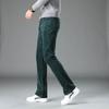 Men's Spring & Autumn Flared Corduroy Pants – Korean Style, Stretch Slim Fit