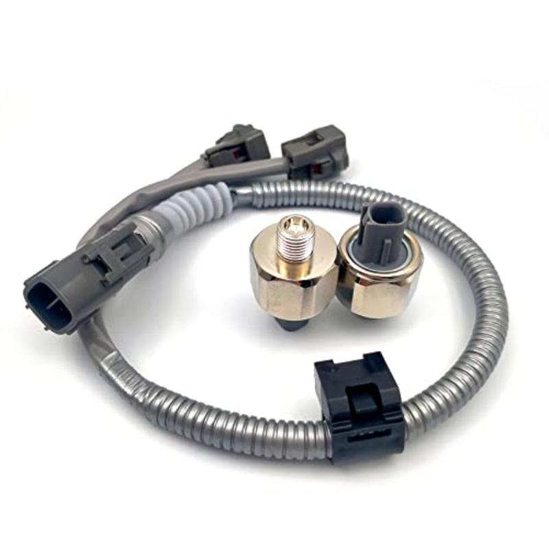 2 Ignition Knock Detonation Sensor 1 Set Harness Wiring Compatible with ES300 GS300 IS300 SC300 RX300 Compatible with Avalon Ce