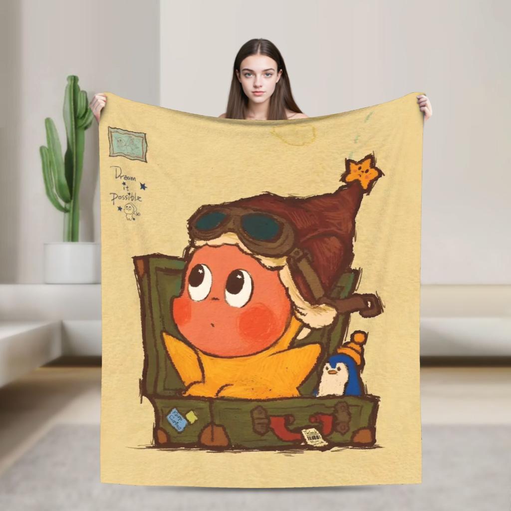 Twinkles Cartoon Twinkles Blankets Quality Super Warm Throw Blanket Autumn Airplane Travel Living Room Fluffy Bedspread