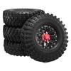 1/10 Scale Climbing Toy Car | 1.9" Aluminum Beadlock Wheel Hub | 114mm Foam Gravel Tires