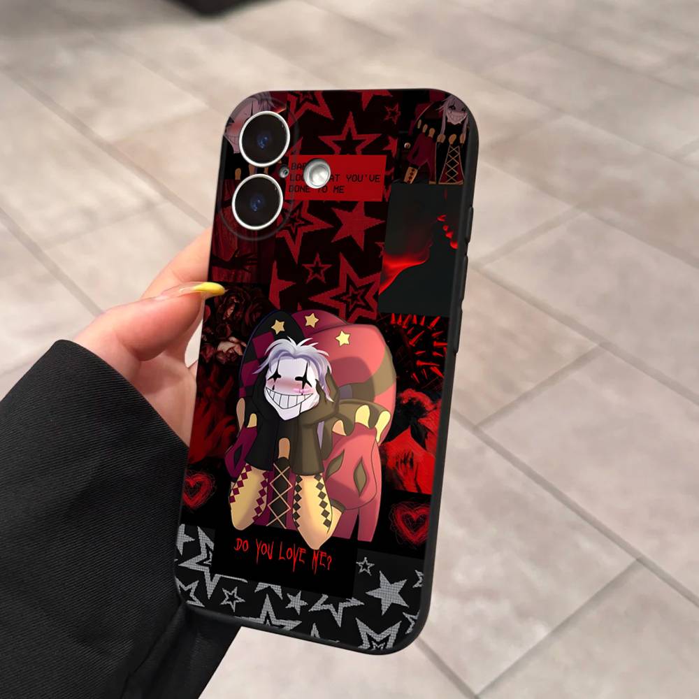 The Freak Circus Pierrot Phone Case For IPhone 17 16 14 15 13 12 11 Pro Max Plus Silicone Soft Cover