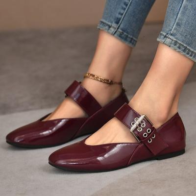 Fashion Shoes Women Flats Shallow Mouth Autumn Pointed Toe Loafers Ballerinas New Fall Leopard Retro Dress Shoes Zapatos De Mujer