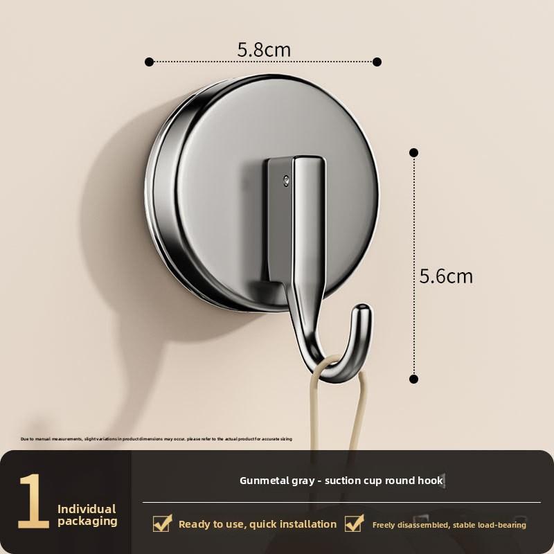 Multifunctional Pierce-free Toilet Traceless Suction Cup Hook