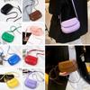 Candy Color Casual Satchel Bag Sling Bags Saddle Shoulder Bag Simple Women Crossbody Bag