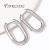Trendy U Shape Earrings 18K Gold Plated Geometric Hoop Earring Piercing Earring For Women Jewelry Accessories Ladies Party Gifts