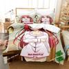 Shinmai Maou No Testament Bedding Set Printed Bed Set With Pillowcase Bed Duvet Cover Single Double Queen Super King Size