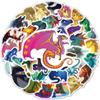 60Pc Fire Wing Dragon Cartoon Stickers Same Cute Stickers Vtuber Luggage Stickers Mug Stickers Notebook Decoration Stickers