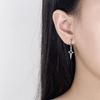Star Drop Earring Rock Cool Women Cross Earring for Lady Girls Gift Jewelry