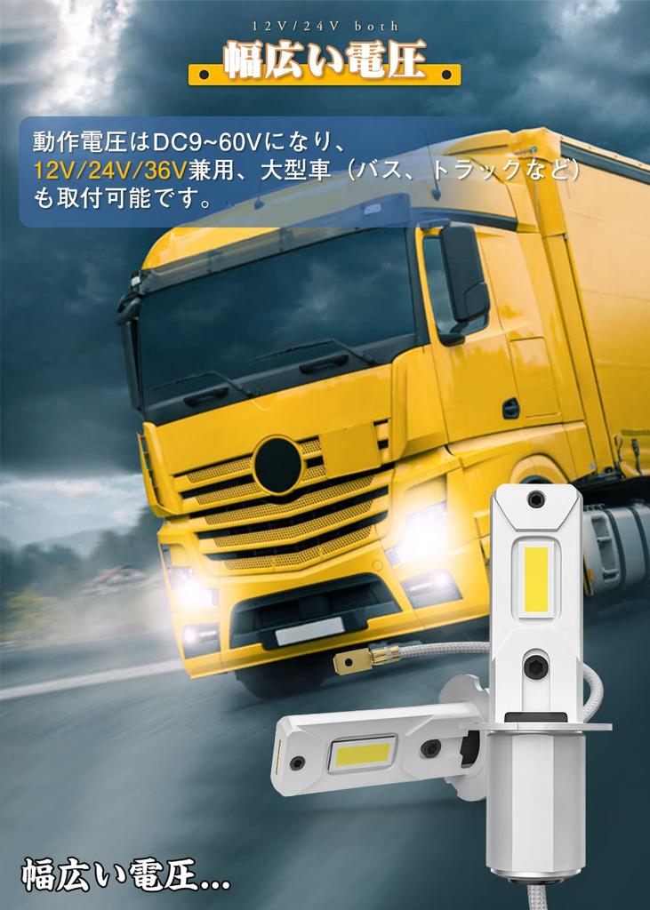 LED Fog Lamp H3 Yellow Yellow-Pope (POOPEE) 20W 5000LM 3000K