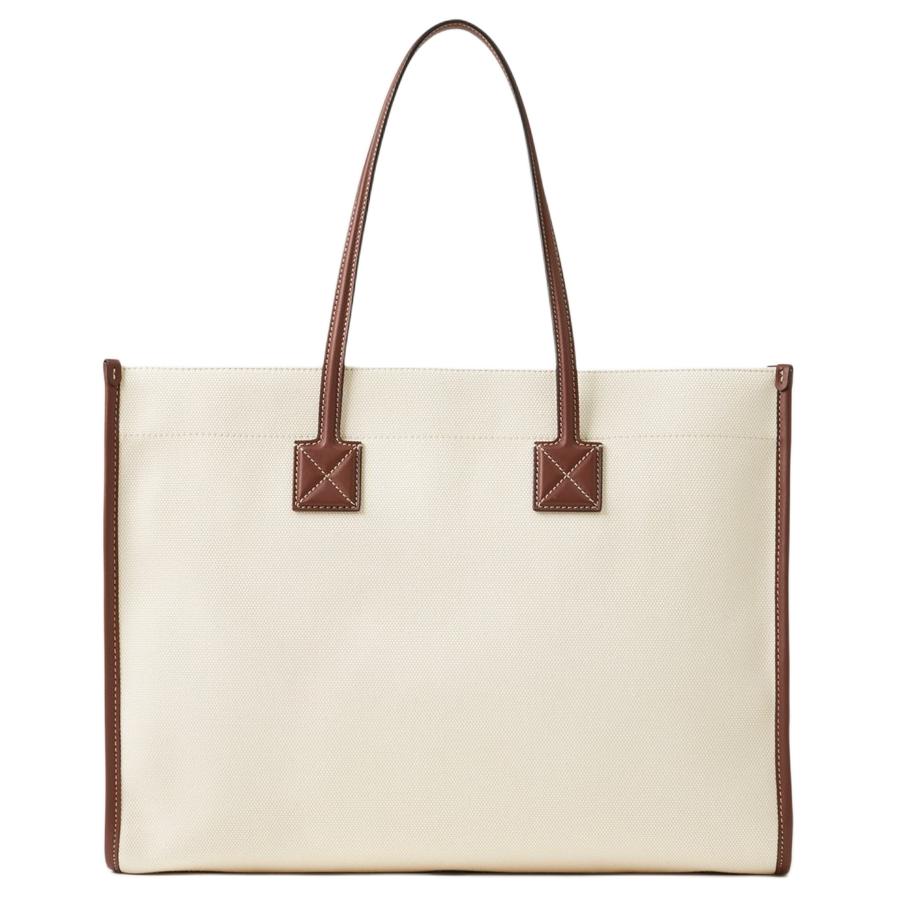 Burberry Freya Torba Tote z Nadrukiem Horseferry Dwukolorowa Bawełna i Skóra Cielęca Damskie Torby Tote Naturalny Brąz 80441381