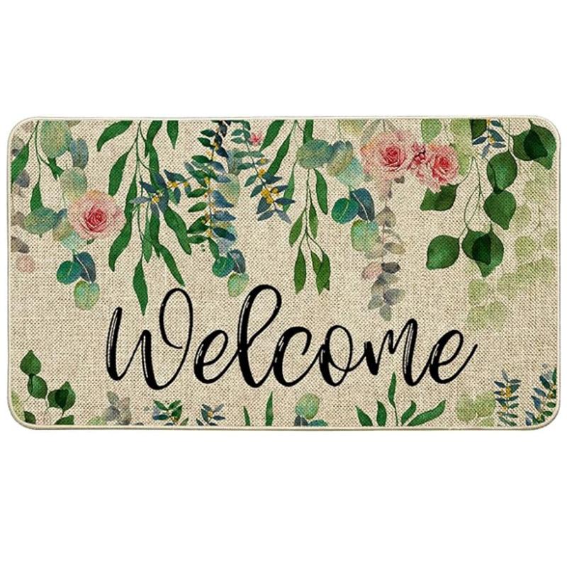 American-style Bathroom Absorbent Floor Mat, Entrance Foyer Floor Mat, Bathroom Anti-slip Carpet, Home Decoration