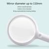 Magnifying Glass with Light 30X/60X Handheld Large Magnifying Glass 20 LED Illuminated Lighted Magnifier for Reading