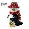 Small Jewelry Organizer for Earrings Christmas Theme Box with Magnetic Hinge Alloy Enamel Vintage Decorative Case Rhinestones Style Organizer,