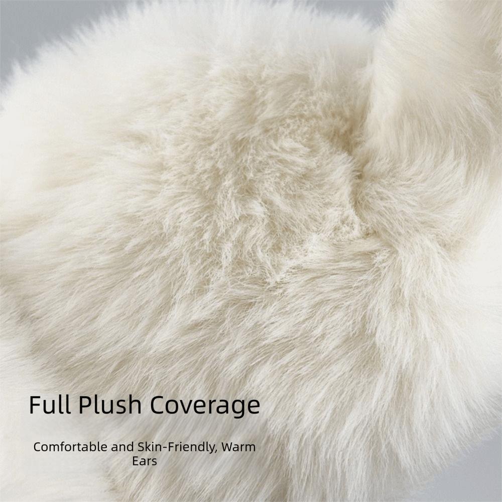 Ear Cap Winter Plush Earmuffs Solid Color Foldable Ear Cover Comfortable Suede Earmuffs Girl