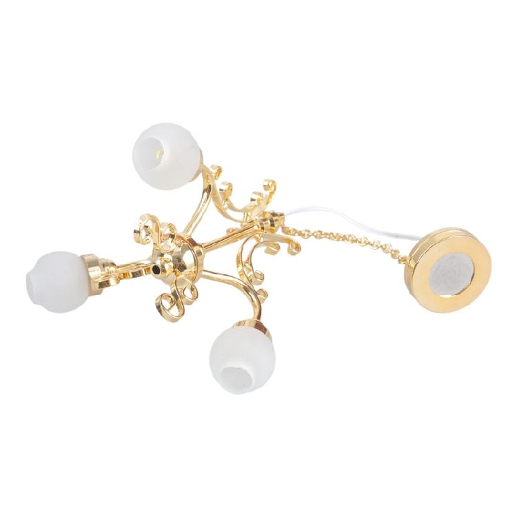 Doll House Ceiling Lamp Model Furniture Model Accessories Teenager Girls for 1:12 Dollhouses Living Room Decorations