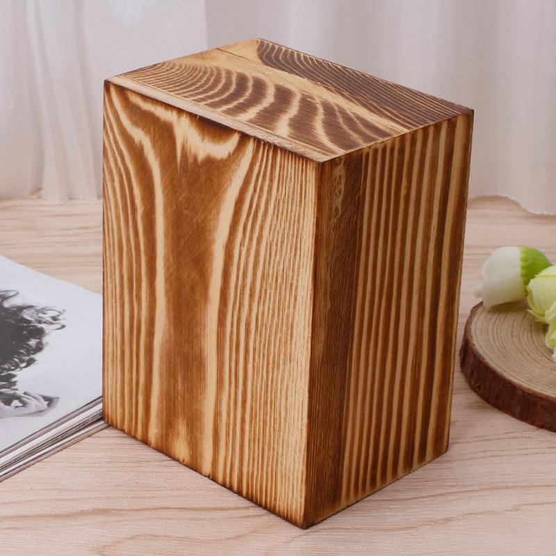 Handmade Wooden Box With Lid Storage Case Crafts Sundries Organizer 2 Sizes B03E