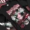 2026 Dandadan Main Cast Group Single Sided Tshirt Pink Gradient Title Anime Collage Print Oversized Cotton Tee For Otaku Fans