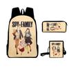 Rollenspiel Animation Zubehör Rucksack Schultasche Umhängetasche Federmäppchen Dreiteiliges Set