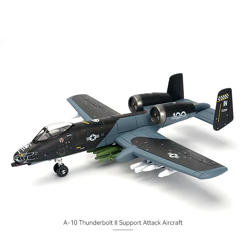 Military Series Building Blocks A-10 Thunderbolt II Support Attack Aircraft Model F14 Tomcat Fighter Toys Kids Boy Birthday Gift