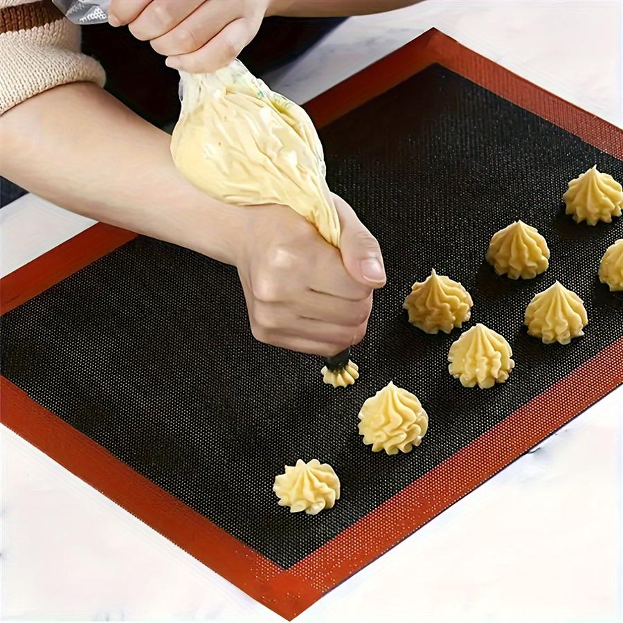 2 st Silikon Porös Bakplåt - Non-stick Ugnspad för Bakning av Kex, Bakverk, etc. -40cm x 15.7 tum