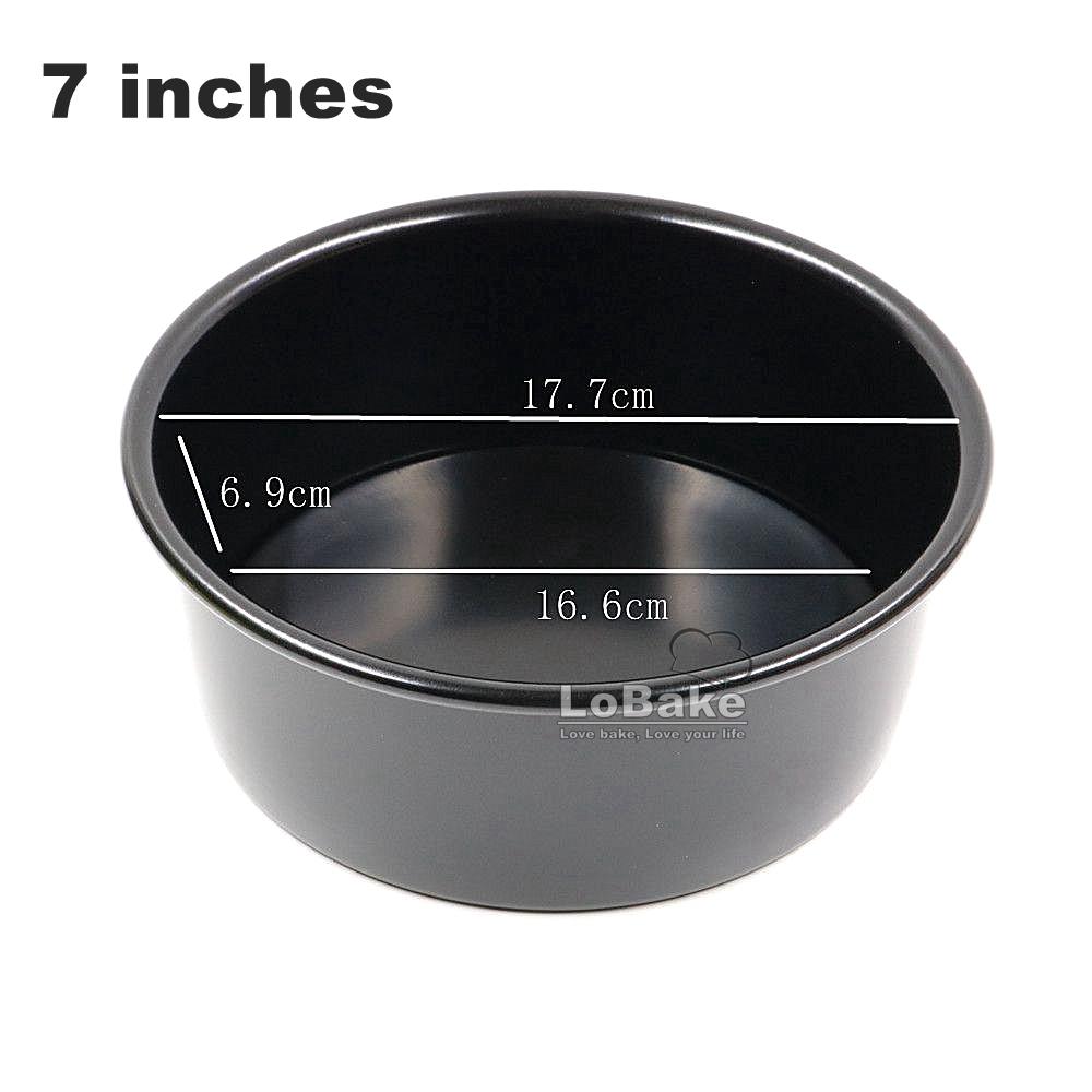 4-12 inches Non-stick Removable Bottom Round Shape Aluminium Chiffon Cake Mould Bread Mold Cupcake Moulds Pans Tin DIY Baking