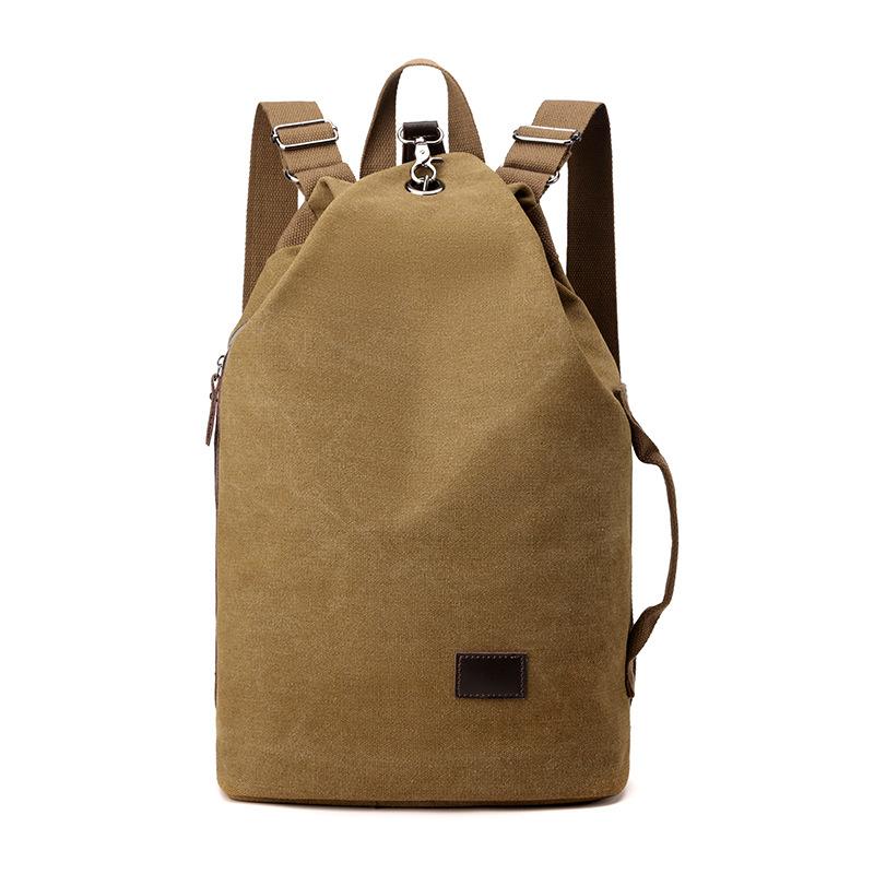 Backpack Men's Commuter Backpack Women's Large Capacity Retro Schoolbag