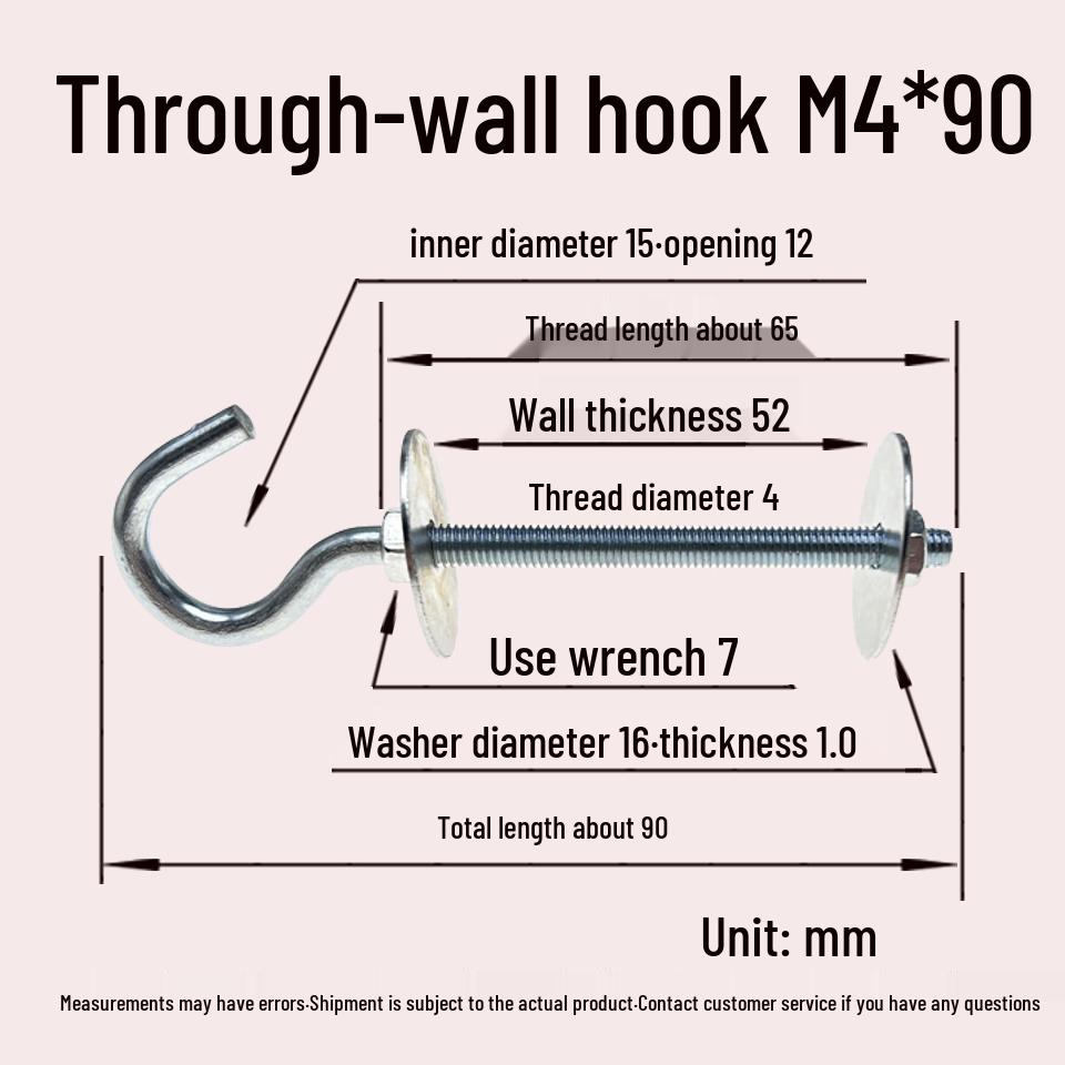 

Galvanized 9-Shaped Eye Bolt Hook with Ring