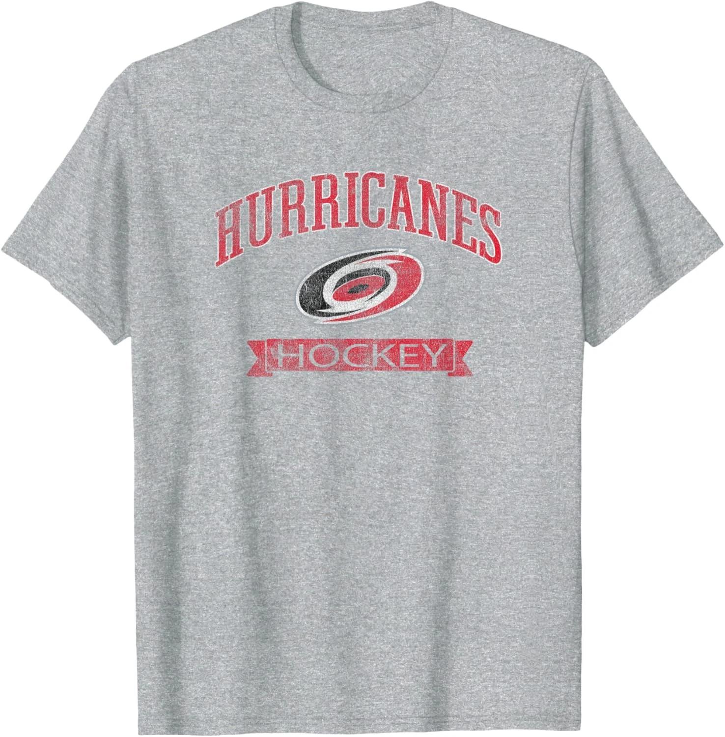 Carolina Hurricanes Vintage Hockey Officially Licensed Unisex T-Shirt XXXXL