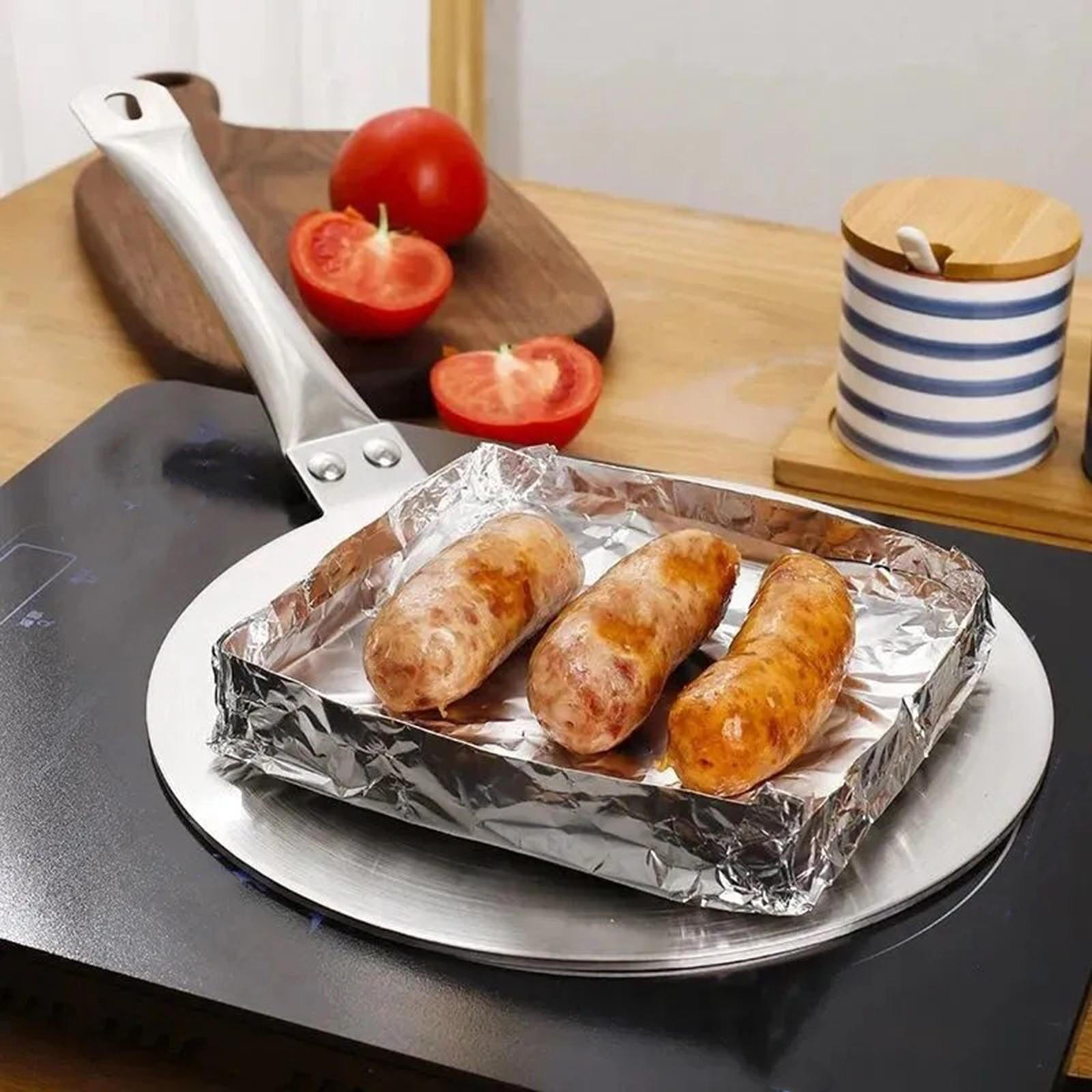 

Теплораспределительная пластина с индукционным диском и длинной ручкой, многоцелевая для керамической готовки 20cm