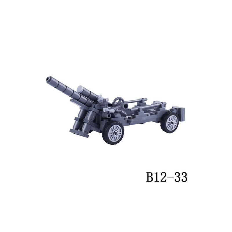 MOC Military Building Block Set Weapons War Army Accessories Soviet Army Characters Cannon Carts Launchers Tents Block Bricks Gift Presents Toy