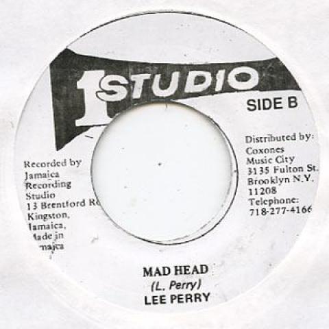 7inch Record LEE PERRY / THEOPHELUS BECKFORD - Mad Head / Tell Me Little Lady None Studio One 1962 Jamaica Reggae, Ska & Dub Used