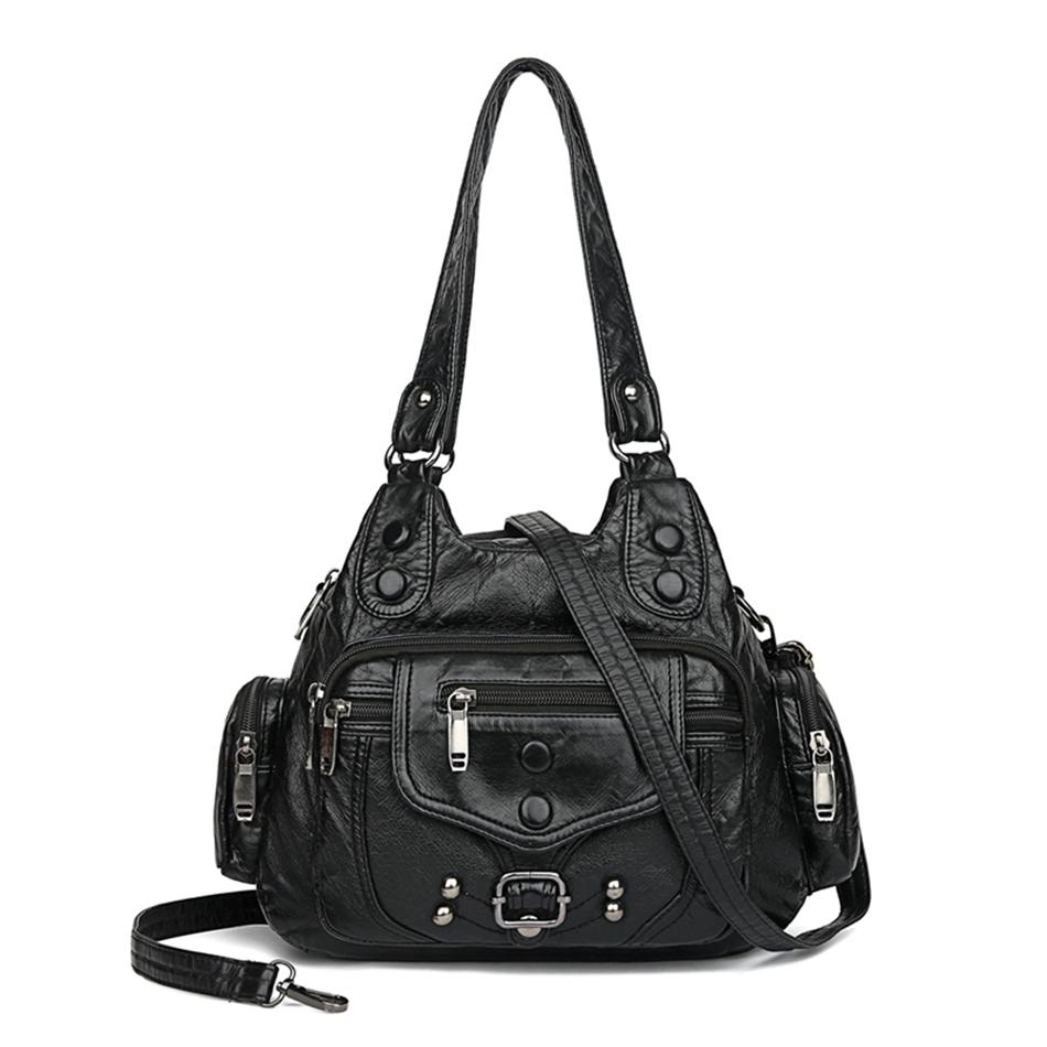 Vintage High Quality Leather Luxury Handbags Women Bags Designer Ladies Shoulder Bags for Women 2026 Winter Tote Bag