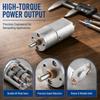 12V DC Untersetzungsgetriebemotor 20mm Durchmesser Hohes Drehmoment Getriebemotor Für DIY-Projekte