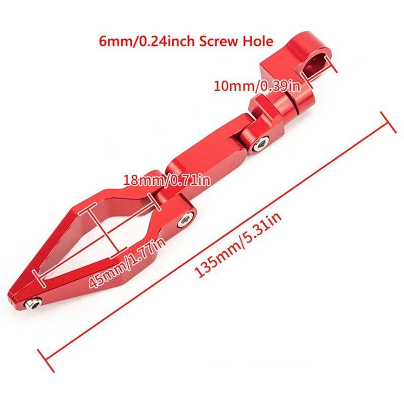 Universal Motorcycle Brake Cable Clamp Zinc Alloy Folding Shock Absorber Buckle Anti-Shake Electric Scooter Clip