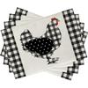 Printed Festival Party Placemats: Stain-Proof, Heat-Resistant Table Decoration