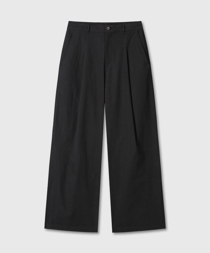 Daibeuin Vern One Tuck Chino Pants V2 (Black)