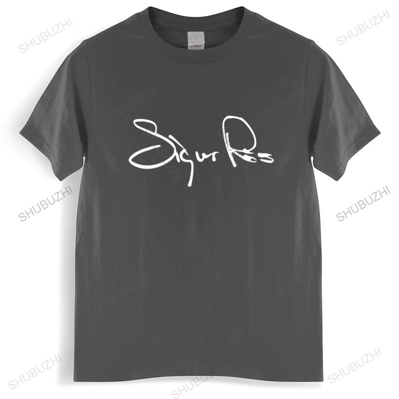 summer t-shirt men brand teeshirt Sigur Ros Rock Band Logo T-Shirt Bw Size Xs-3Xl Harajuku Mens T-shirt Euro size TOPS