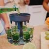 Drink Dispenser with 6 Shot Glasses Cocktail Dispenser