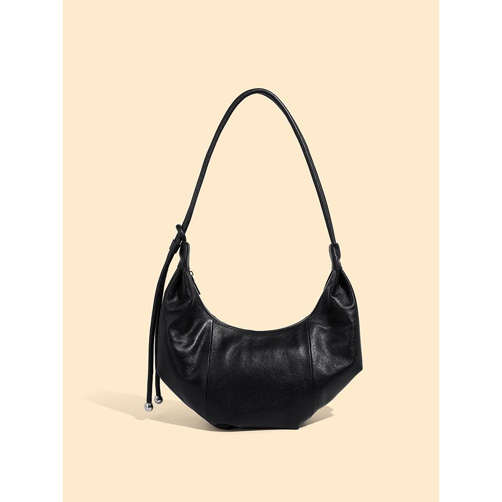 Leather Fashion Shoulder Armpit Bag New Commuter Croissant Bag Messenger Bag