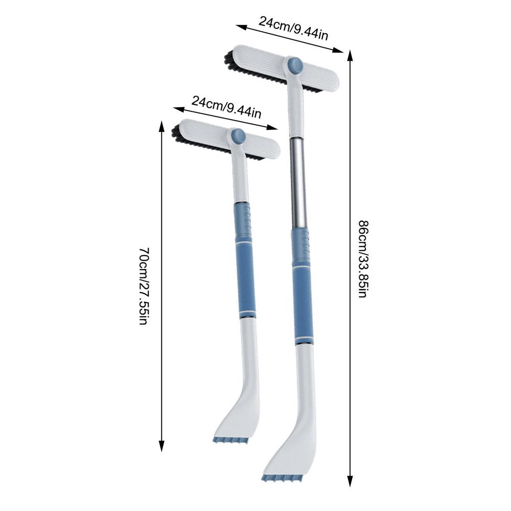 

Многофункциональный автомобильный скребок для снега, инструмент для очистки лобового стекла автомобиля, зимний скребок для льда, лопата для уборки снега белый