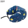 SNOOPY Travel Neck Pillow, Air Pillow with Microbeads, Fluffy, Flips Inside Out, Transforms into a Cute Character, Take It With You! Snoopy Starry Sky
