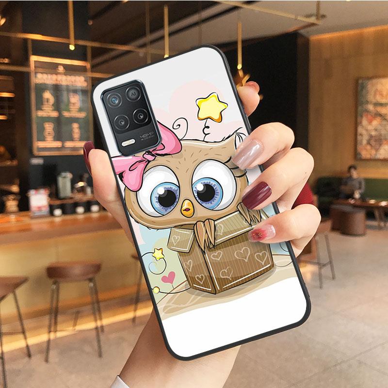 Owl Hearts Lover Phone Case for OPPO Realme GT 2 Pro X2 Pro XT C25S 8 7 6 Pro 6i GT Master C3 C21 C21Y C11 X3 SuperZoom