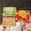 26-key Keyboard Keychain Pressable Keys Press Button Toy Cute Keyboard Fidget Toy  Bag Ornament