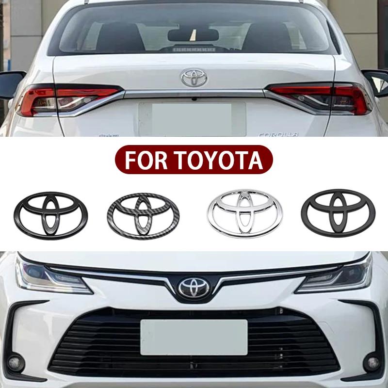 3D Car logo series Front Head Grill Hood Bonnet Emblem Rear Tail Bumper Trunk Badge For Toyota Corolla Camry RAV4 Hilux Yaris