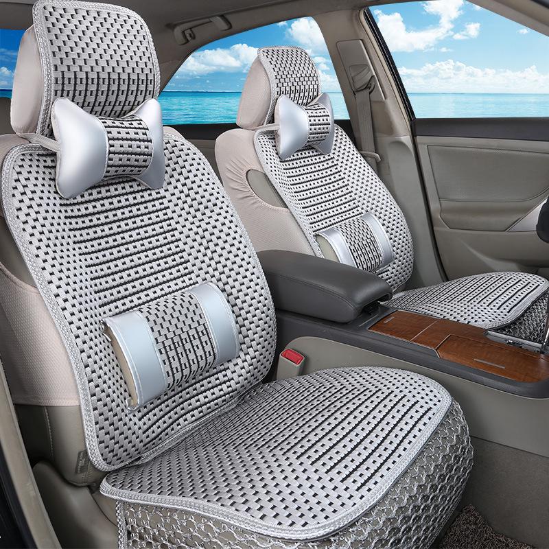 Nissan Sylphy, Qashqai, X-Trail Eisseide Autositzkissen - Universal, Kühl, Sommer- & Ganzjahres-Vordersitzbezug.