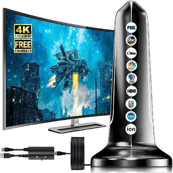 

Цифровая антенна 2025 для Smart TV, 1650+ миль