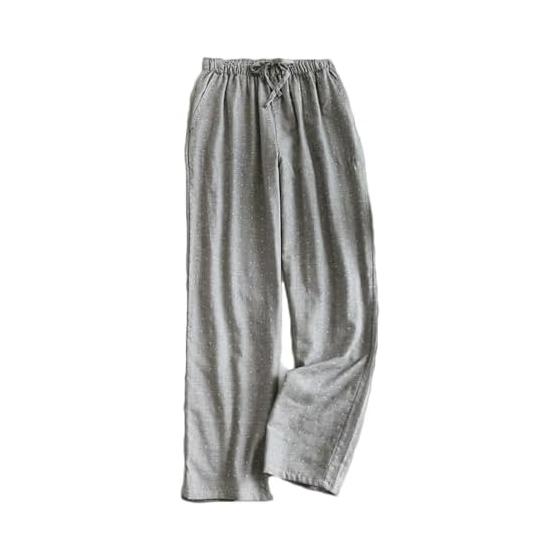 [Niliv] Pajama Pants, Men s Pajamas, Pajama Bottoms, Lounge Pants, Easy Pants, Trousers, Spring, Summer, Autumn, Pajama Bottoms, Cotton,