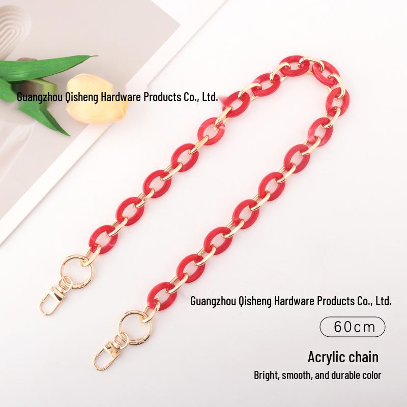 Multifunctional Acrylic Chain: Bag Strap, Glasses Holder, Phone Case Chain, DIY Beaded Accessory