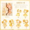 12-Sheet Cute Cartoon Young Girl Sticker Collection, Lovely Anime-Style Figures, Ideal for Scrapbooking & DIY Crafts